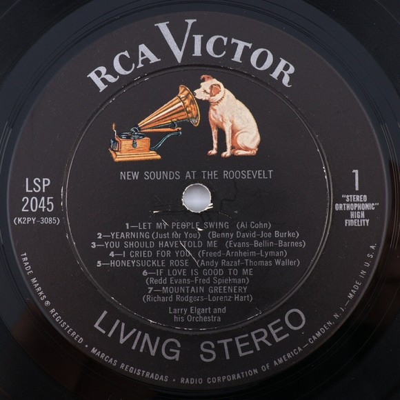 Larry Elgart & His Orchestra New Sounds At The Roosevelt 1959 LP Record LSP-2045 - Picture 7 of 16